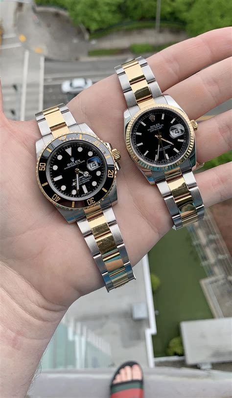 rolex datejust 36mm vs submariner|rolex datejust waterproof.